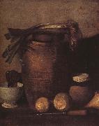 Jean Francois Millet Still life with shallot France oil painting artist